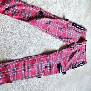 Tripp NYC plaid skinny jeans
